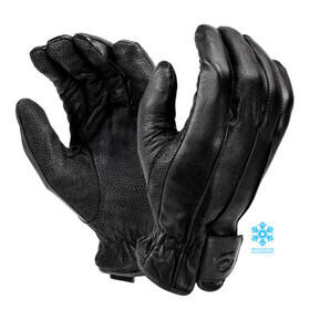 Hatch WPG100 Winter Patrol Glove with C70 Thinsulate have a leather cinch strap on the cuff